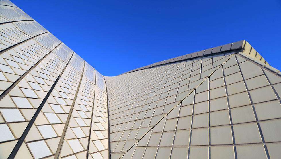 The tiles that cover the Opera House come in two types - the shiny Ice tiles and the rarer matte Snow tiles.